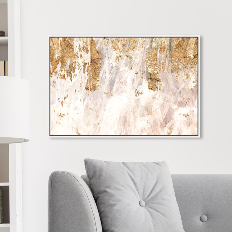 Lumière d’étoile-impression d’art graphique sur toile, H 20 po x l 30 po, Blanc