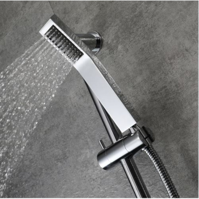 Contemporary bathroom faucet with water-saving aerator and smooth lever control
