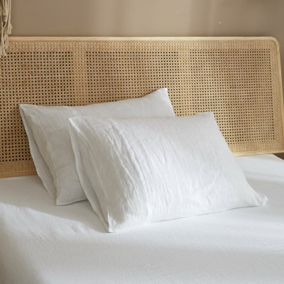 Lived in Look 100% Linen Pillowcase(Set of 2)
