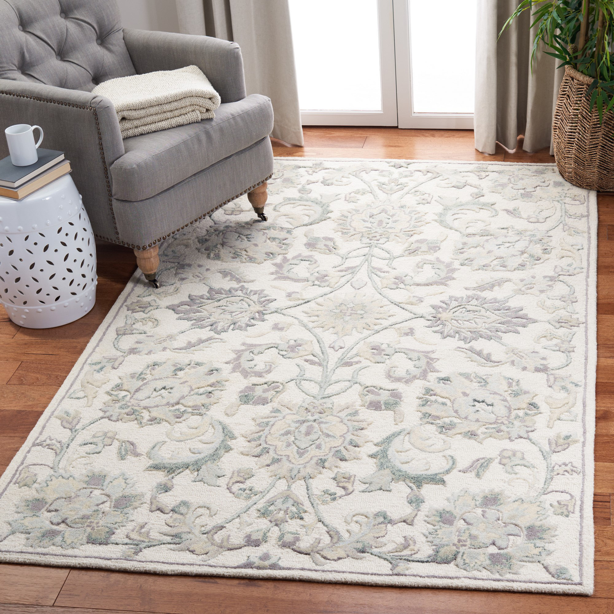 Charlton Home® Gulielma Hand Tufted Wool Oriental Rug & Reviews | Wayfair