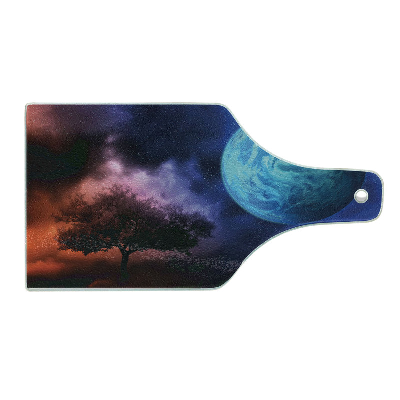 Planche à découper en verre trempé Ambesonne