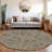 Mahaney Flatweave Floral Indoor / Outdoor Rug-1997407781
