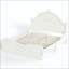 Lit plateforme double rétro avec tête de lit-133631686