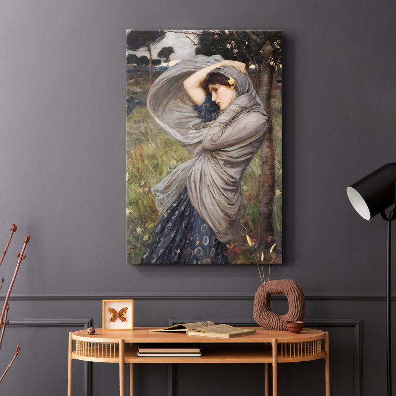 Paysage rétro CII - galerie Cavas, H 36 po x l 24 po