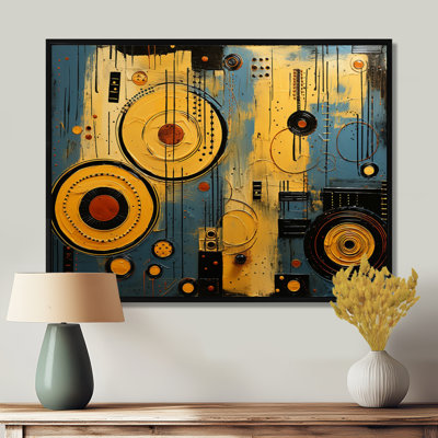 Cercle contemporain contemporain, collage - art mural africain