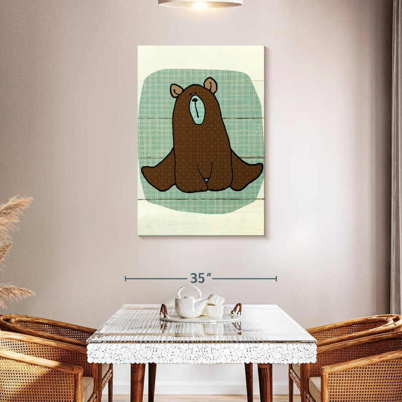 Brampt Woodland Creatures Bear, 45" H x 30" W