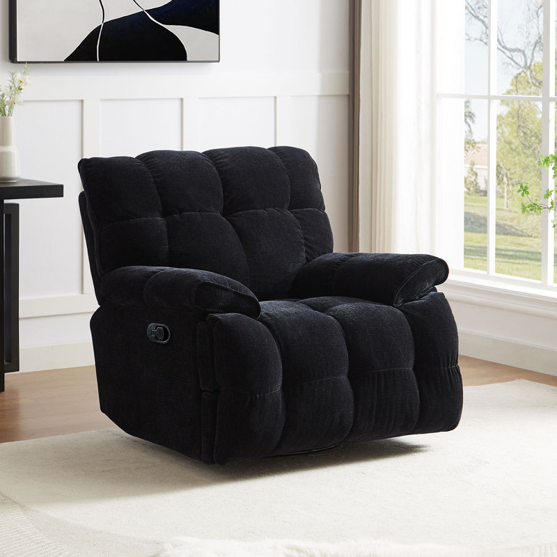 Fauteuil inclinable robuste en tissu Afsara