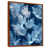 Toile avec cadre flottant brun
