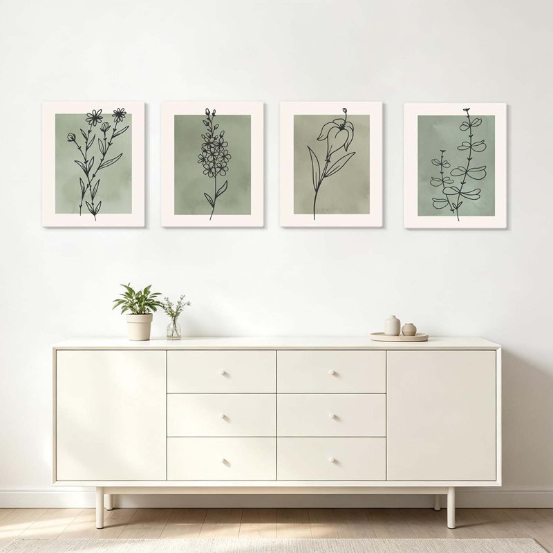 6 Piece Wrapped Canvas Print