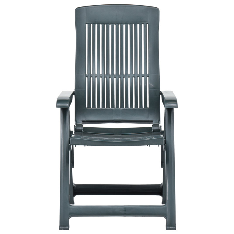 Carousel Garden Reclining Chairs Plastic, Green