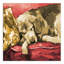 Painted Golden Retriever Couch 1 - peinture sur toile tendue-1679922956