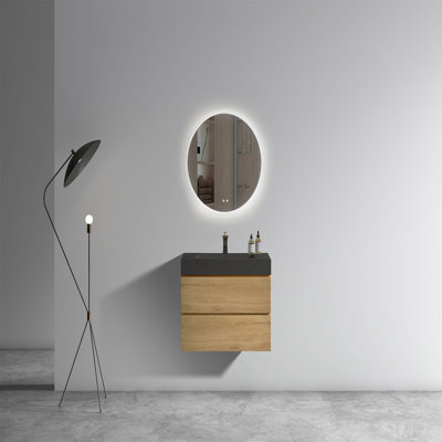 Meuble-lavabo flottant mural 30 po avec lavabo