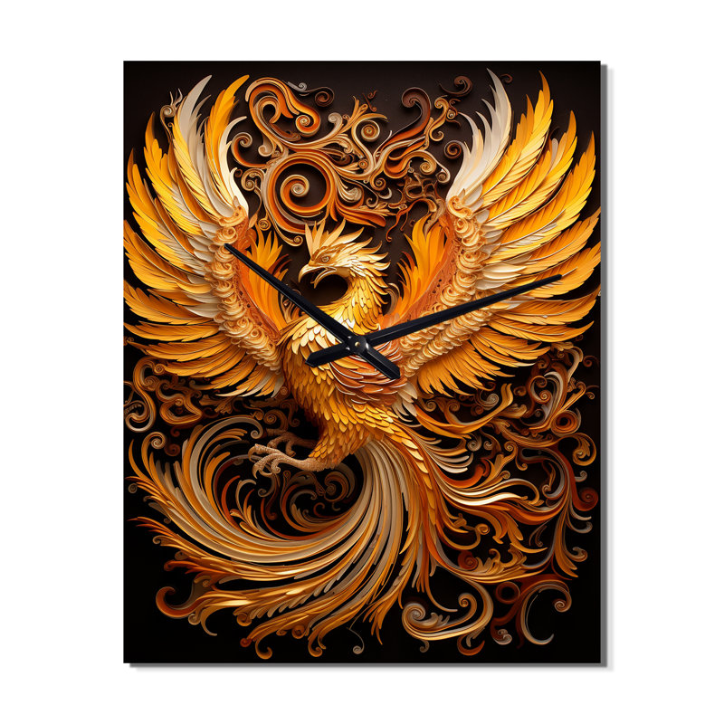 Horloge murale Anje - Mythical Creatures, Grand