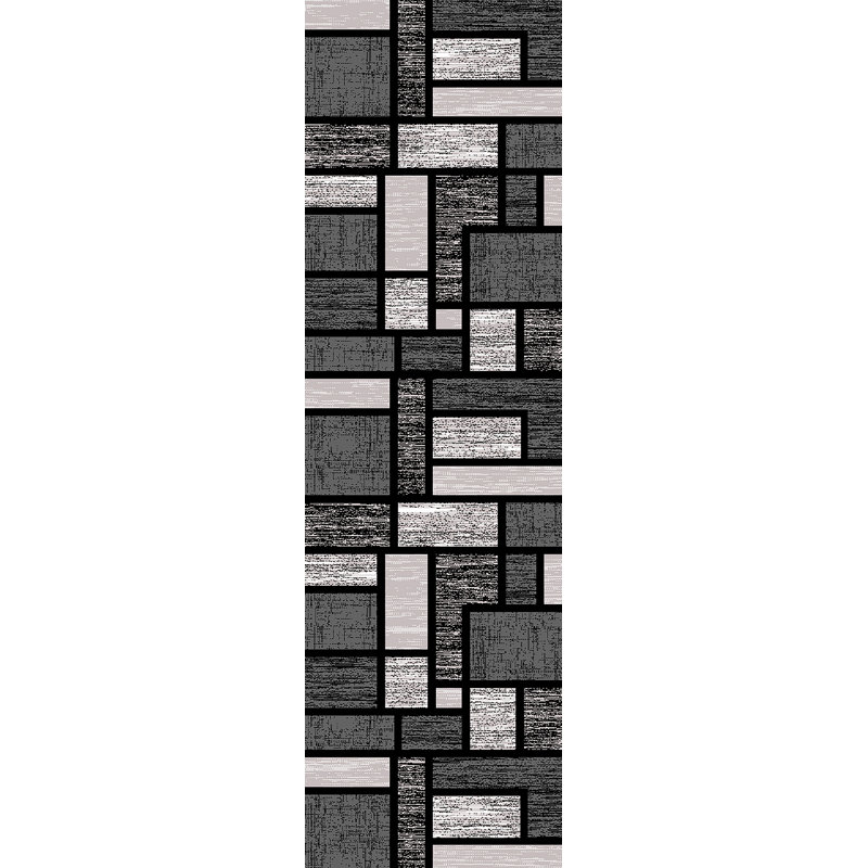 Mccampbell Abstract Indoor Rug, Runner 2'2" x 7'4"