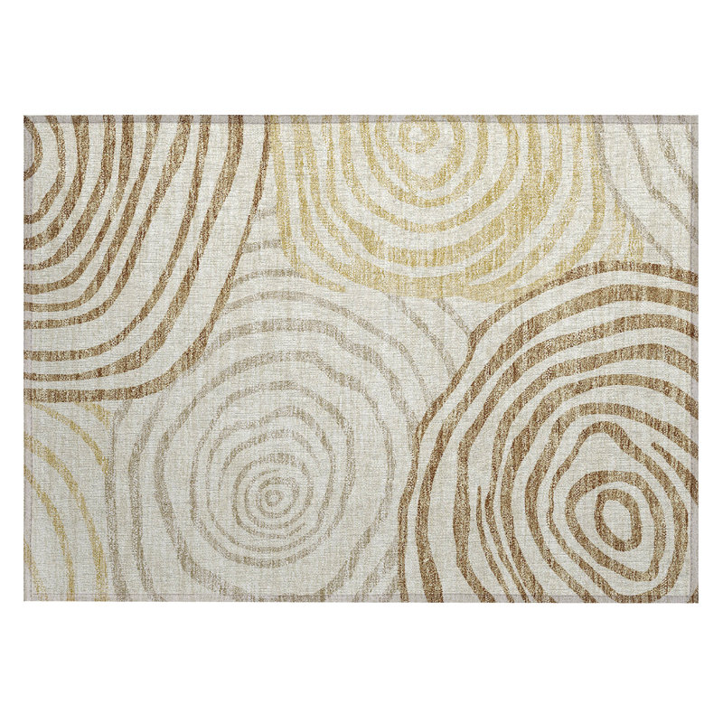 Leis Abstract Indoor Rug, Rectangle 1'8" x 2'6"