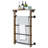 4-Tier Blanket Rack Ladder w/ Shelf