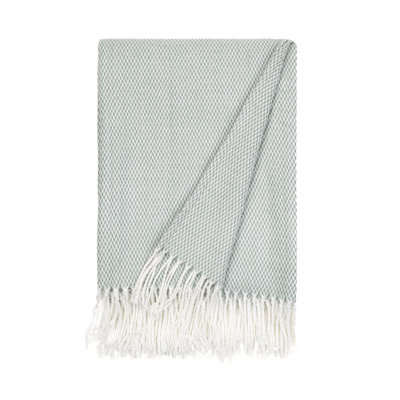 Herringbone Fringe Throw Blanket