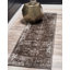 Tapis brun à motif floral Brandt-112104287-22532131