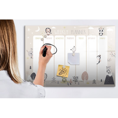 Magnetic Glass Dry Erase Board