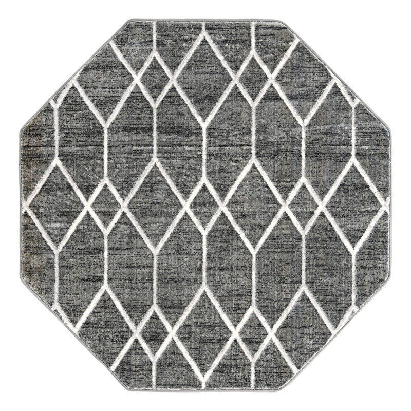 Patrie Geometric Indoor Rug, Octagon 5'3" x 5'3"