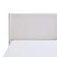Grand lit gigogne minimaliste rustique blanc crème avec tête de lit de 53,1 po de hauteur, structure en métal, grand lit rembourré de soutien, style grand, pas de bruit, assemblage par l'utilisateur-129627177