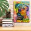 «Sgt Maverick Report For Scritches» par Dean Russo, art mural sur toile-79004526