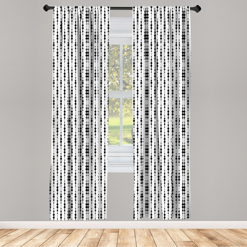 Semi-Sheer Rod Pocket Sliding Panel, 28" x 84"