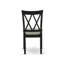 Ensemble de table de salle à manger 5 pièces pour 4 personnes comprenant une table de cuisine rectangulaire avec rallonge papillon et 4 chaises de salle à manger en tissu de lin, noir-1126426560-1126426563-1205666575