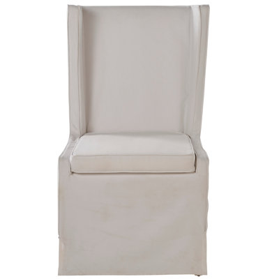 Getaway Upholstered Parsons Chair in Gray