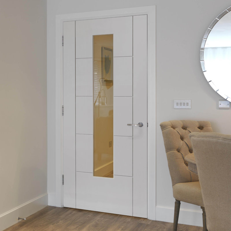 Latefia Internal Door Painted, 198.1cm H x 76.2cm W x 3.5cm D