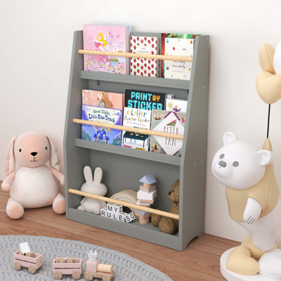 3 Tier Kids Book Shelf,Kids Book Rack, Helps Keep Bedrooms, Playrooms, and Classrooms Organized