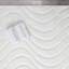 Tapis blanc à poils longs lavable Hardage-676650314