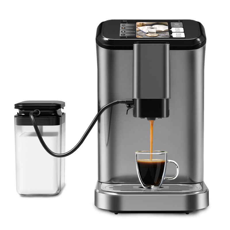 Sangdo Super-Automatic Espresso Machine with Frother, Black