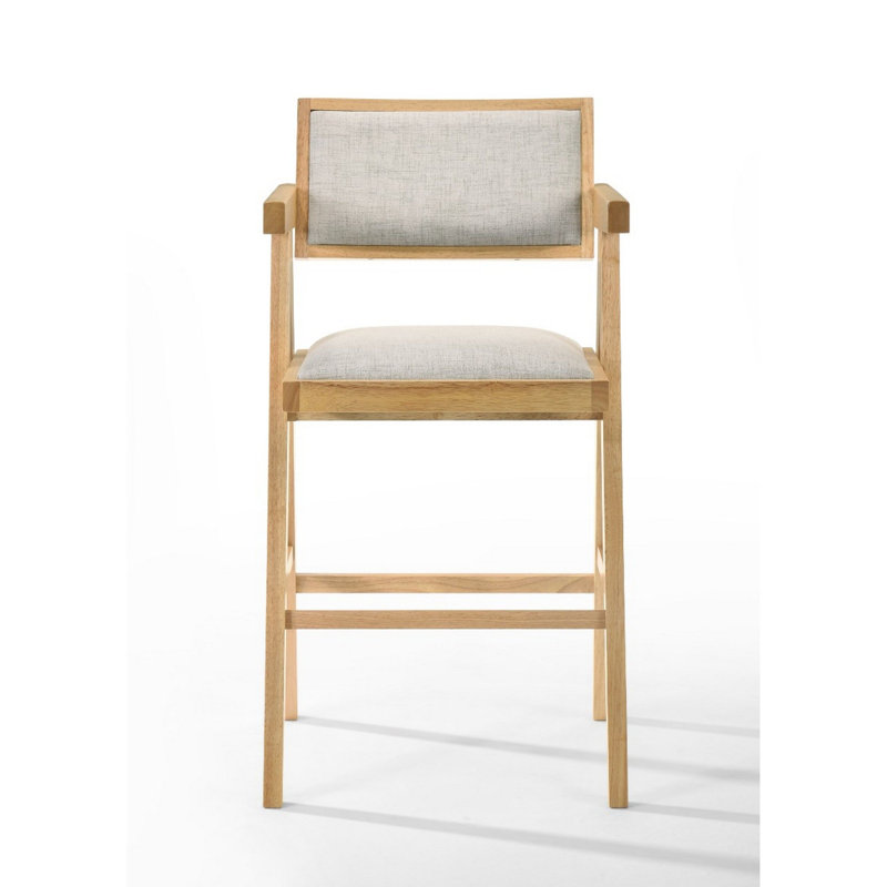 Ches 26" Counter Stool, Light Walnut