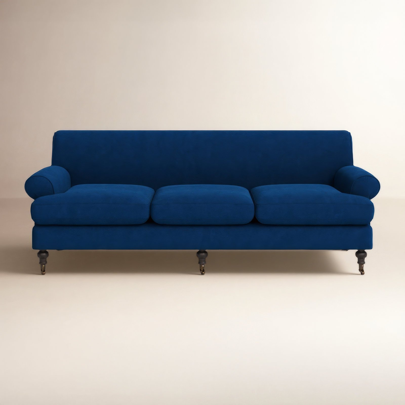 Harbor 88" Sofa, Navy Blue Velvet