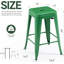 Tabouret de comptoir 24 po avec cadre en métal Juddson, ensemble de 4 tabourets d'intérieur et d'extérieur-1397376350-1426740436