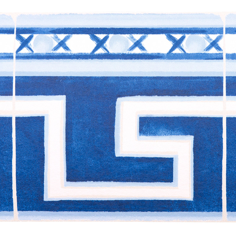 Papier peint Schumacher x Mary McDonald Azulejos, Azur