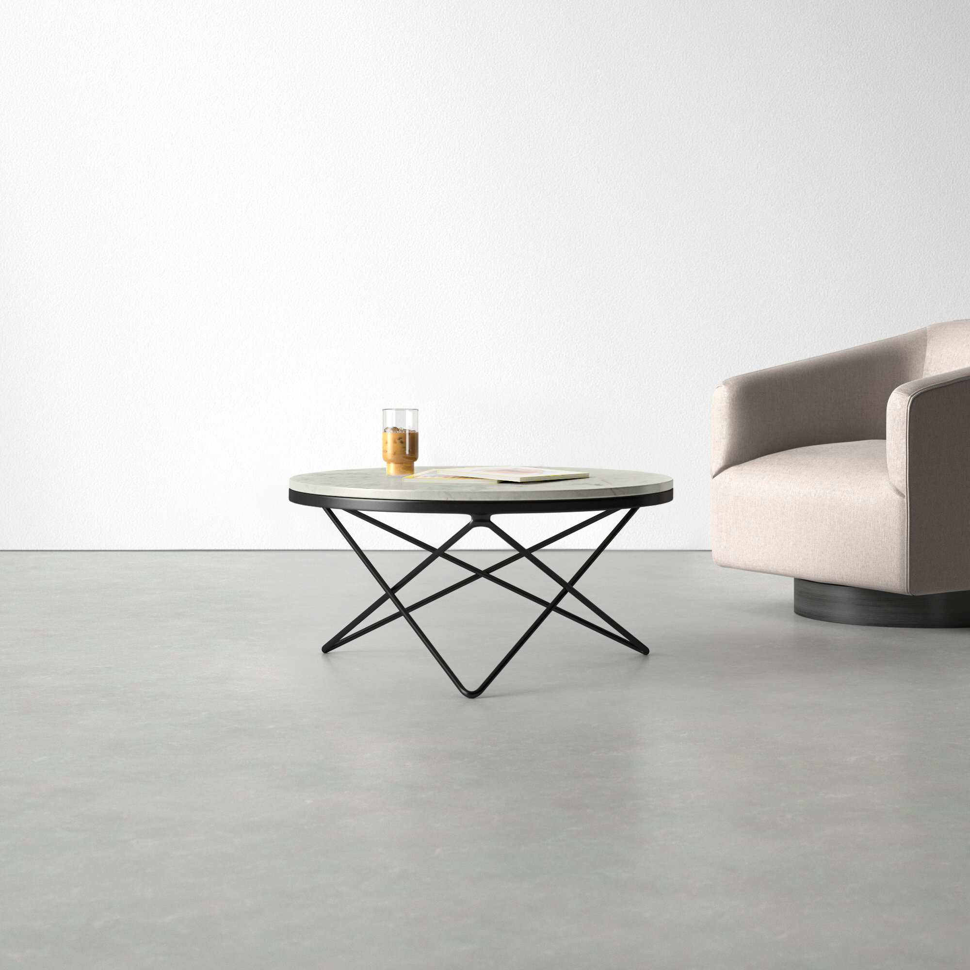 Fulton Coffee Table, Black