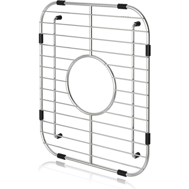 Protecteurs d'évier pour évier de cuisine, grille de fond pour évier simple 12,5 po x 16 po x 1,25 po