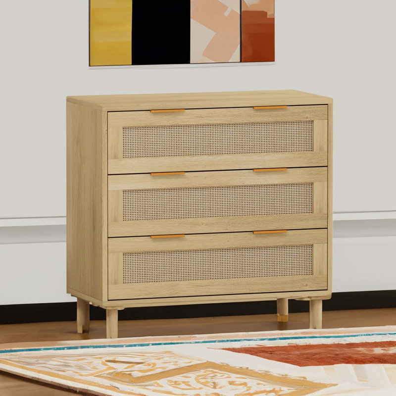 Commode d'appoint Aidelyn, Brun
