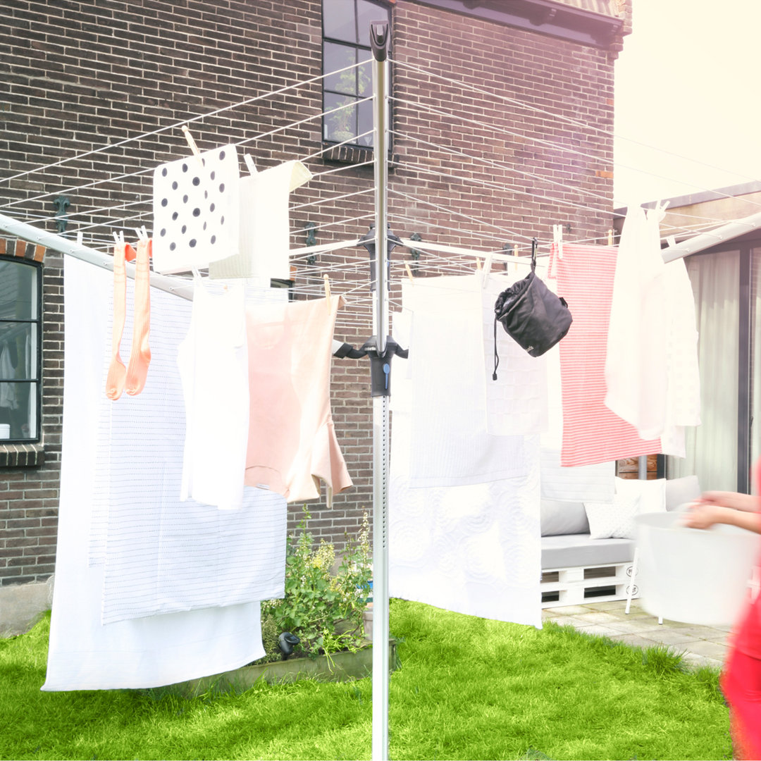 Brabantia Liftomatic Advance Rotary Clothes Line with Concrete Ground Tube