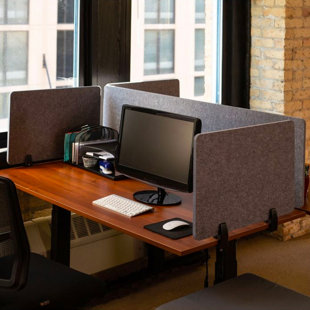Cloison de bureau en tissu 1 panneau