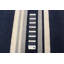 Ensemble de tapis rayés beige / bleu marine-360148037