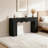 Wavy Edge Style Sofa Table,Console Table,Entryway Table