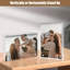 5x7 Acrylic Frames 6 Pack, 20mm Thicker Frameless Clear Picture Frames