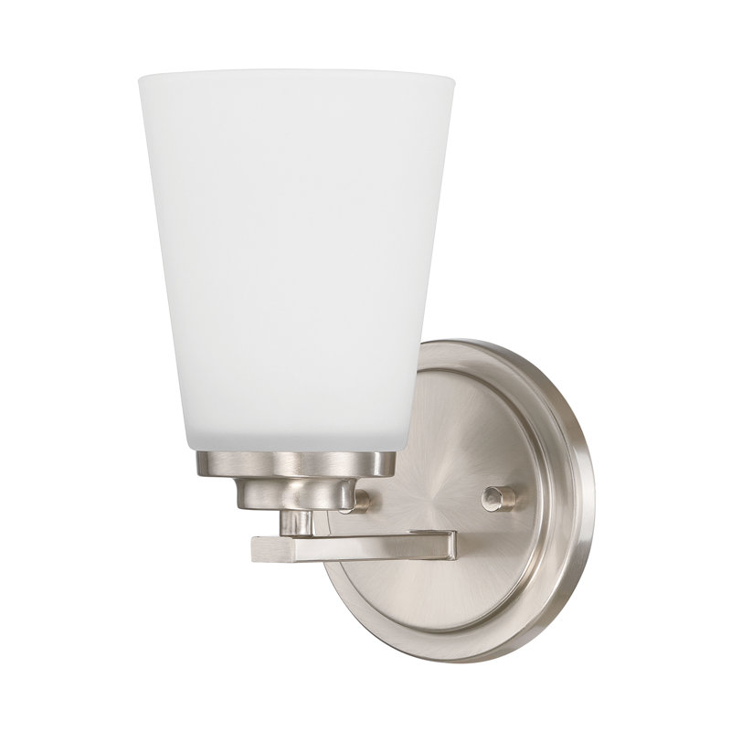 Minyard 1-Light Wall Sconce - Brushed Nickel