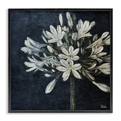 White Herb Blooms Framed Giclee Art by Patricia Pinto