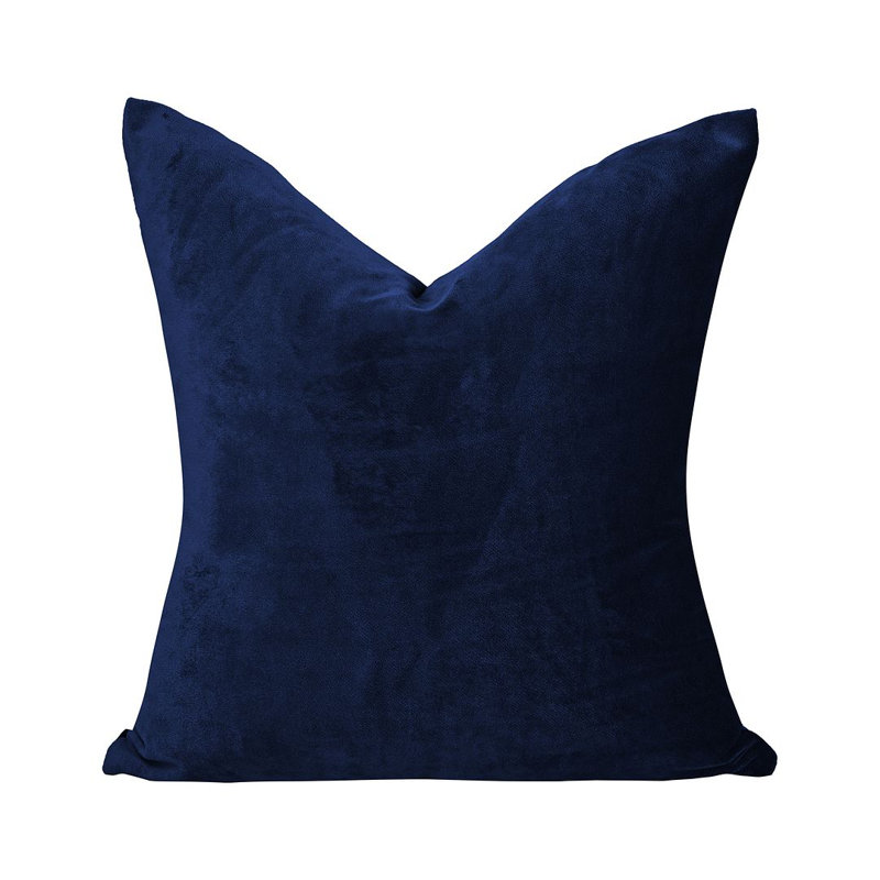 Matte Velvet Cushion Cover - 1 Pc, 56cm x 56cm, Admiral Berry