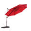 Parasol de marché de 120 po avec support Ruhina