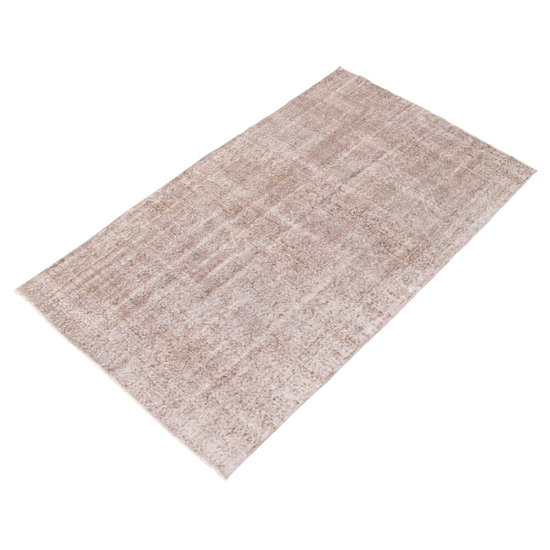 Tapis unique en laine noué à la main de style années 2000 de 5 pi x 8 pi 6 po Oladejo